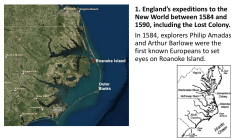 1. England`s expeditions to the New World between 1584