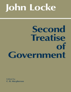 JOHN LOCKE Second Treatise of Government