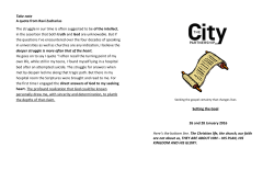 Take note A quote from Ravi Zacharias The struggle in our time is