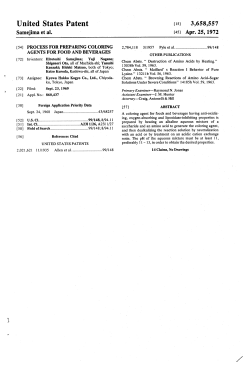 Process for preparing coloring agents for food and beverages
