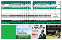 Hole 1 2 3 4 5 6 7 8 9 10 11 12 13 14 15 16 17 18 Out In Total Blue