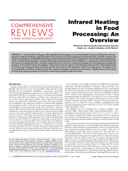 Infrared Heating in Food Processing: An Overview - UR-CST
