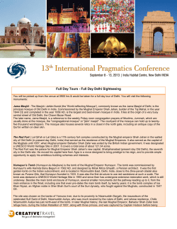 Full Day Tours - Full Day Delhi Sightseeing