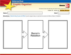 Bacon`s Rebellion