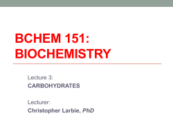 Carbohydrates