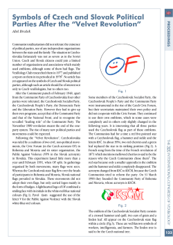 Symbols of Czech and Slovak Political Parties