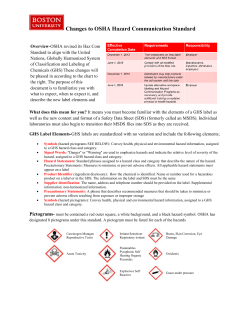 Global Harmonization Handout