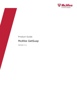GetSusp 3.x Product Guide - Knowledge Center