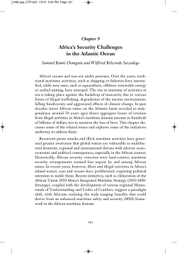 Africa`s Security Challenges in the Atlantic Ocean Size