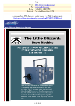 Little Blizzard BLAST