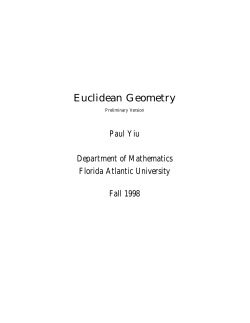 Euclidean Geometry - Art of Problem Solving