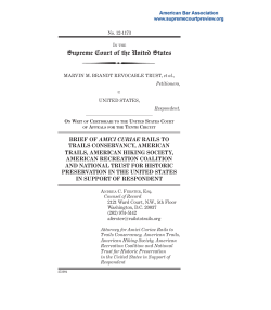 Briefs for Rails to Trails Conservancy in Support of Respondent