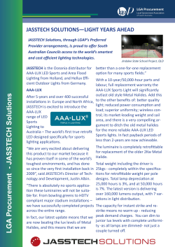 LGA Procurement - JAS STECH Solutions