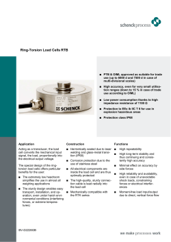 Ring-Torsion Load Cells RTB