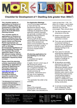 One Dwelling on a Lot Over 300 Square Metres (Cl54 does not apply
