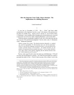 How the Supreme Court Talks About Abortion