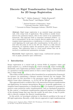 Discrete Rigid Transformation Graph Search for 2D Image Registration