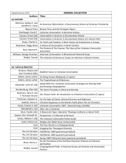 HERE - Unitarian Universalist Church of Catawba Valley