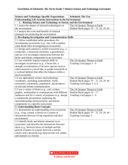 Grade 7 - Scholastic Education Canada