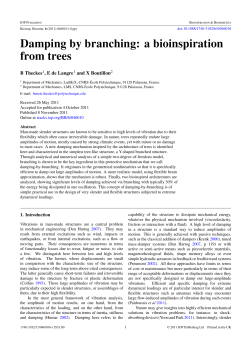 Damping by branching