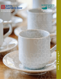 Catering Menus