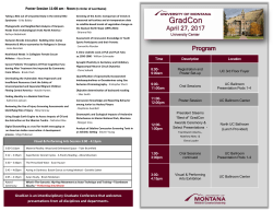 Program - University of Montana