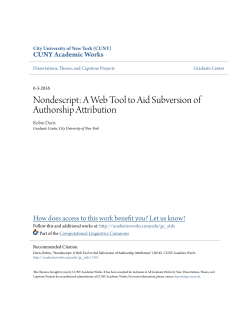 Nondescript - CUNY Academic Works