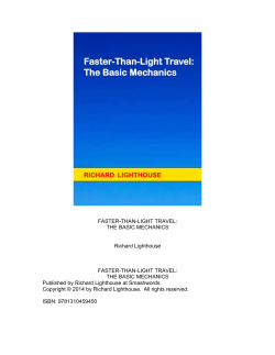 FASTER-THAN-LIGHT TRAVEL