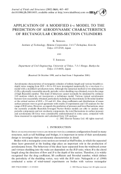 Application of a modified K-e model to the prediction of aerodynamic