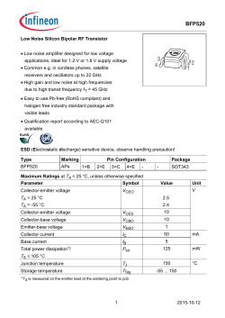 BFP520 - Infineon Technologies