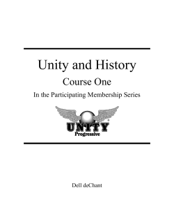 Unity and History - Unity Church of Clearwater