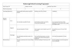 Prep 4 French - Finborough School