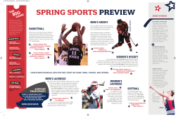 SPRING SPORTS PREVIEW
