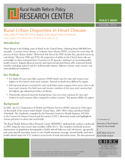 Rural-Urban Disparities in Heart Disease