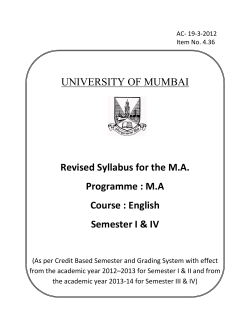 4.36 English - University of Mumbai