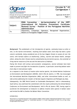 Circular N.&ordm; 43 Corrigendum 1