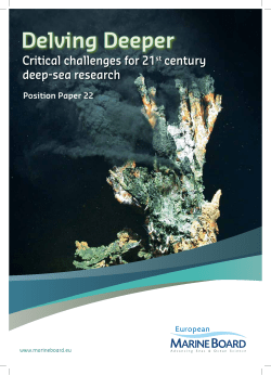 Deep-Sea Research - European Marine Board
