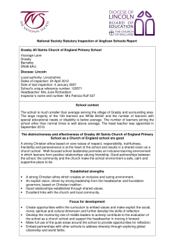 Sec 48 report May12 [pdf 385KB] - Grasby All Saints Church of