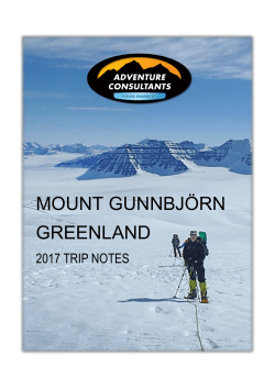 MOUNT GUNNBJ&Ouml;RN GREENLAND