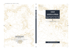 L`ANALISI LINGUISTICA E LETTERARIA