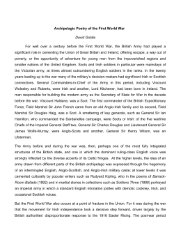 Goldie-CUP-2013-Archipelagic-poetry-of-the-first-world-war
