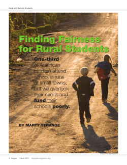 Finding Fairness for Rural Students