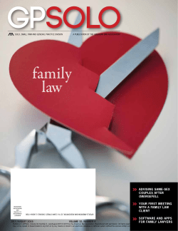 GPSolo July/August 2015 (32:4)