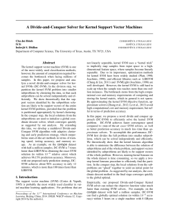 A Divide-and-Conquer Solver for Kernel Support Vector Machines