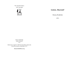 Listen, Marxist! - The Anarchist Library