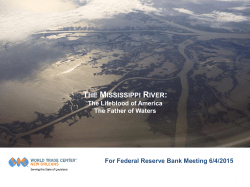 THE MISSISSIPPI RIVER: - Federal Reserve Bank of Atlanta