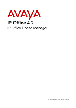 IP Office Phone Manager