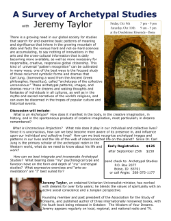 A Survey of Archetypal Studies with Jeremy Taylor
