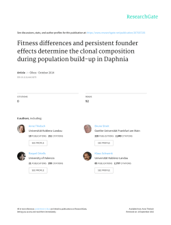 Fitness differences and persistent founder effects