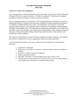 Grade 5 Performance Standards